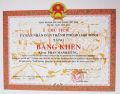 BẰNG KHEN CỦA CHỦ TỊCH -UBND THÀNH PHỐ HỒ CHÍ MINH